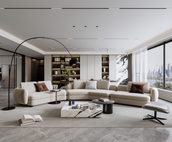 Modern A Living Room-ID:435839894