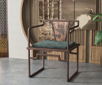 New Chinese Style Single Chair-ID:914304973