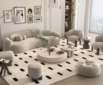 French Style Sofa Combination-ID:387104034