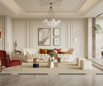 French Style A Living Room-ID:150001058
