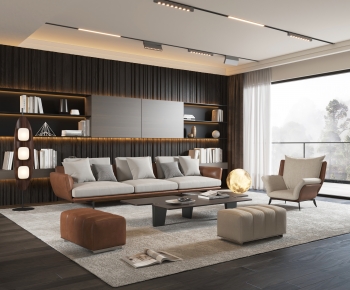 Modern A Living Room-ID:676500812
