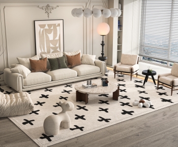 French Style Sofa Combination-ID:559056048