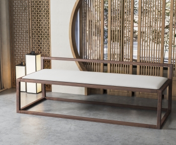 New Chinese Style Sofa Stool-ID:390091902