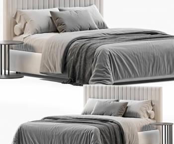 Modern Double Bed-ID:769892932