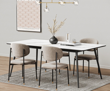 Modern Dining Table And Chairs-ID:786894089