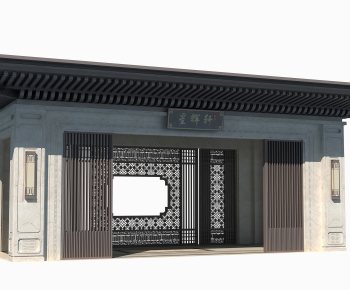 New Chinese Style Building Component-ID:818231176