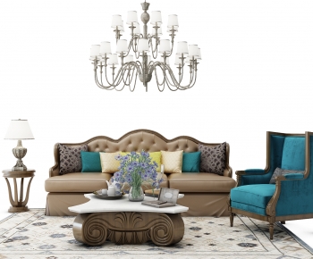 European Style Sofa Combination-ID:389619113