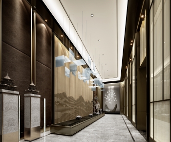 New Chinese Style Corridor-ID:687841896