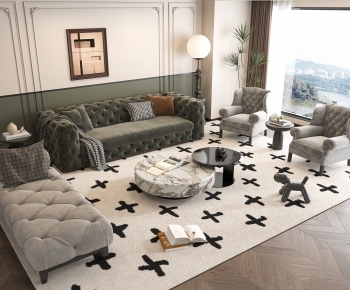 French Style Sofa Combination-ID:143625972