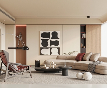 Modern A Living Room-ID:255801928