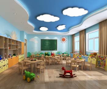 现代幼儿园教室-ID:101521051