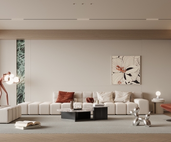 Modern A Living Room-ID:289480921