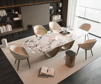 Modern Dining Table And Chairs-ID:274000235