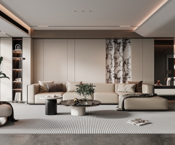 Modern A Living Room-ID:609647993