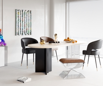 Modern Dining Table And Chairs-ID:564963104