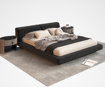 Modern Double Bed-ID:816066986