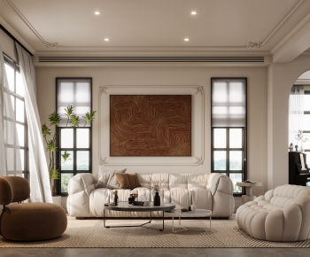 French Style A Living Room-ID:713824995