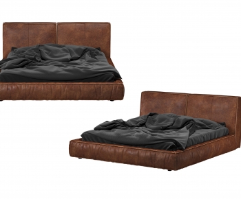 Modern Double Bed-ID:628370059