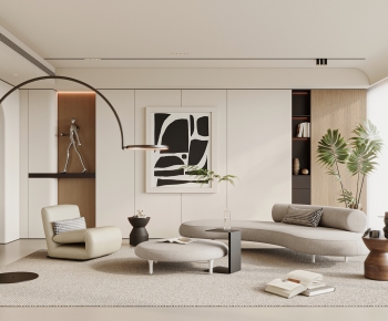 Modern A Living Room-ID:825474989