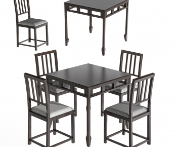 New Chinese Style Dining Table And Chairs-ID:581541128