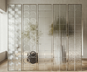 Modern Glass Screen Partition-ID:695801971