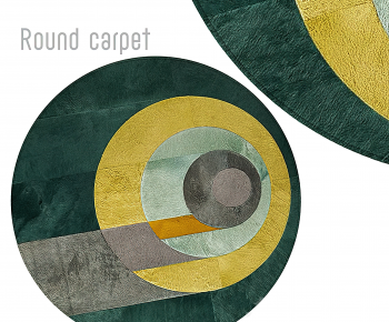 Modern Circular Carpet-ID:230150272