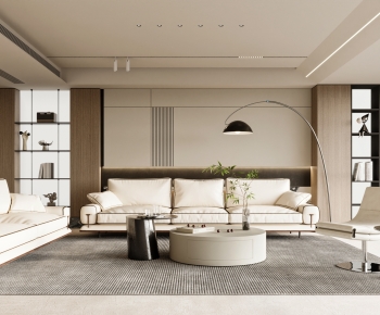 Modern A Living Room-ID:504570966