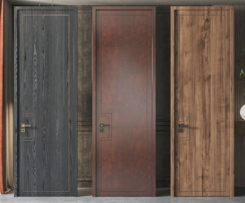 New Chinese Style Single Door-ID:985687979