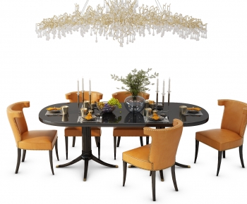 Simple European Style Dining Table And Chairs-ID:982034926
