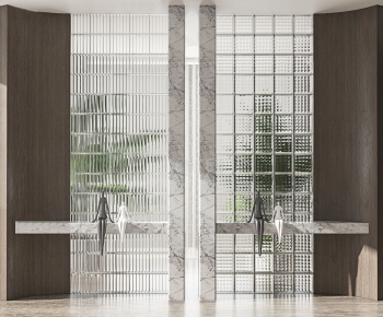 Modern Glass Screen Partition-ID:585733897