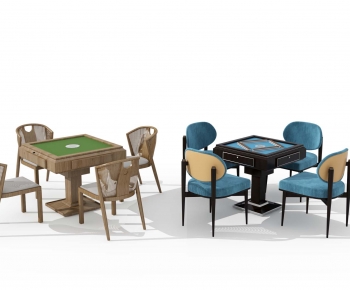 Modern Mahjong Tables And Chairs-ID:330849892