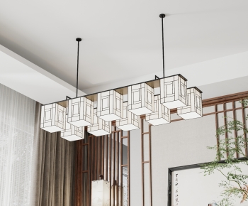 New Chinese Style Long Chandelier-ID:414664988
