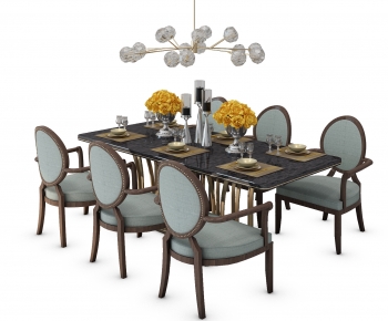 Modern Dining Table And Chairs-ID:479438076