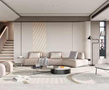 Modern A Living Room-ID:195554024