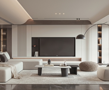 Modern A Living Room-ID:713289021