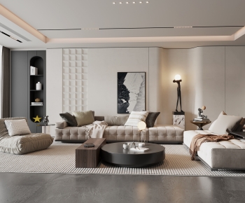 Modern A Living Room-ID:634454971