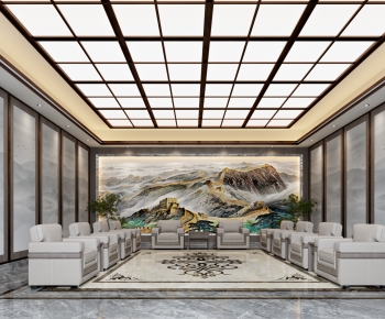 New Chinese Style Meeting Room-ID:672092913