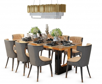 Modern Dining Table And Chairs-ID:547885894