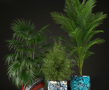 Modern Ground Green Plant Potted Plants-ID:426486978