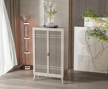 Nordic Style Entrance Cabinet-ID:296202907