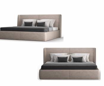 Modern Double Bed-ID:512332928