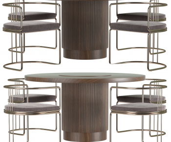 Modern Dining Table And Chairs-ID:615468983