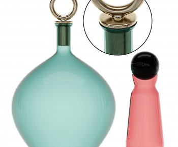 现代玻璃瓶摆件-ID:650892974