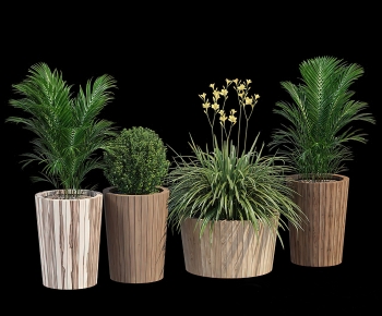 Modern Ground Green Plant Potted Plants-ID:373963122
