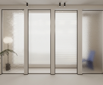 Modern Glass Screen Partition-ID:324465047