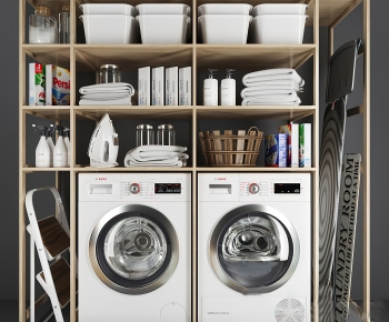 Modern Laundry Cabinet-ID:558921108