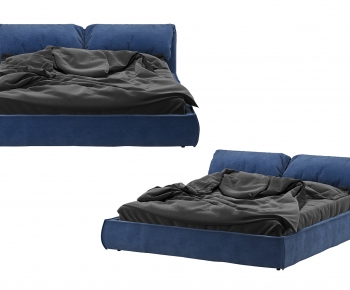 Nordic Style Double Bed-ID:694808964