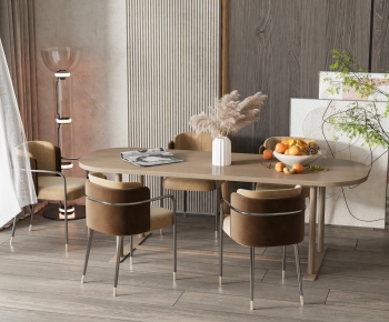 Modern Dining Table And Chairs-ID:584203002