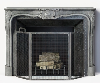 Simple European Style Fireplace-ID:323637012