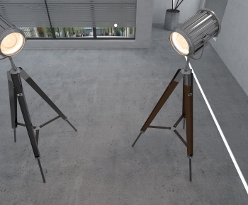 Industrial Style Floor Lamp-ID:406555897